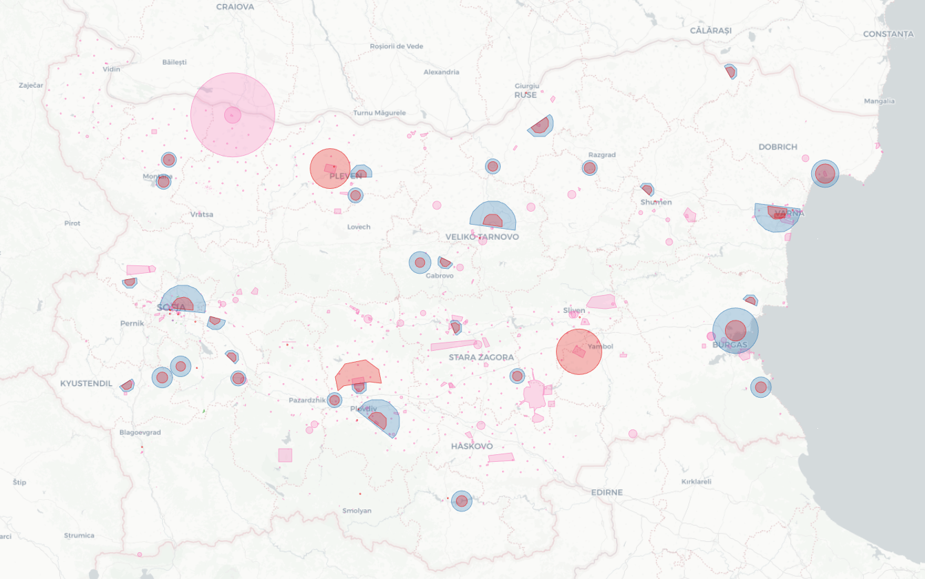 Airspace restrictions in Bulgaria
